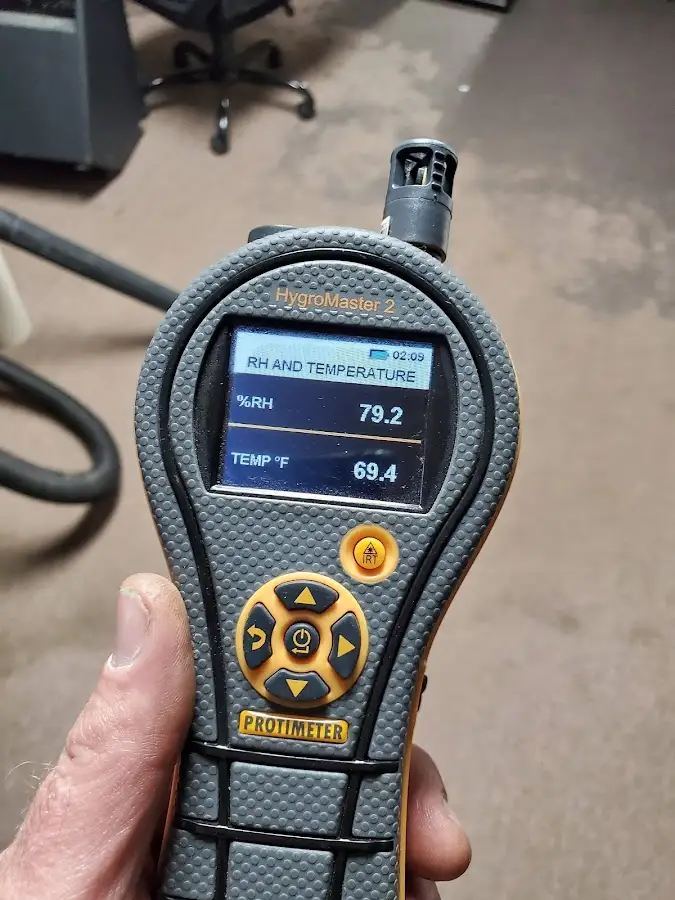 Moisture meter humidity assessment for Mold Remediation & Removal in Orland Hills